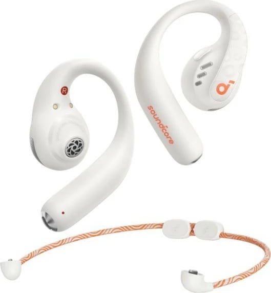 Kufje pa tela Anker Soundcore AeroFit Pro, Bluetooth, Mikrofon, të bardha
