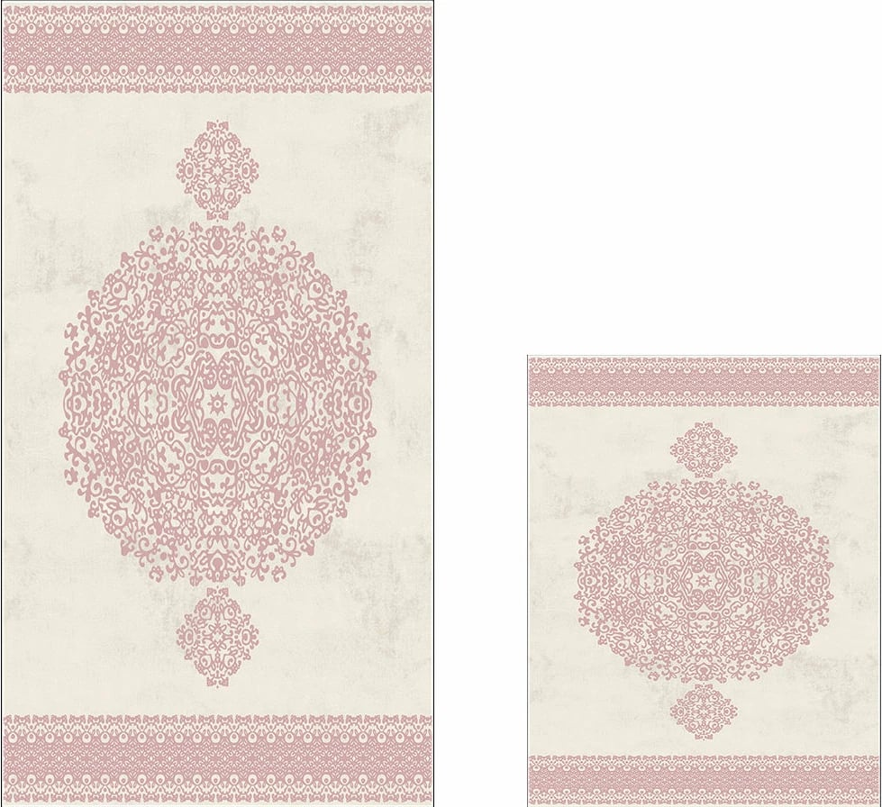 Set tapetash për banjo (2 copë), Mijolnir, 510602, ngjyrë pluhur Set tapetash për banjo (2 copë), Mijolnir, 510602, ngjyrë pluhur