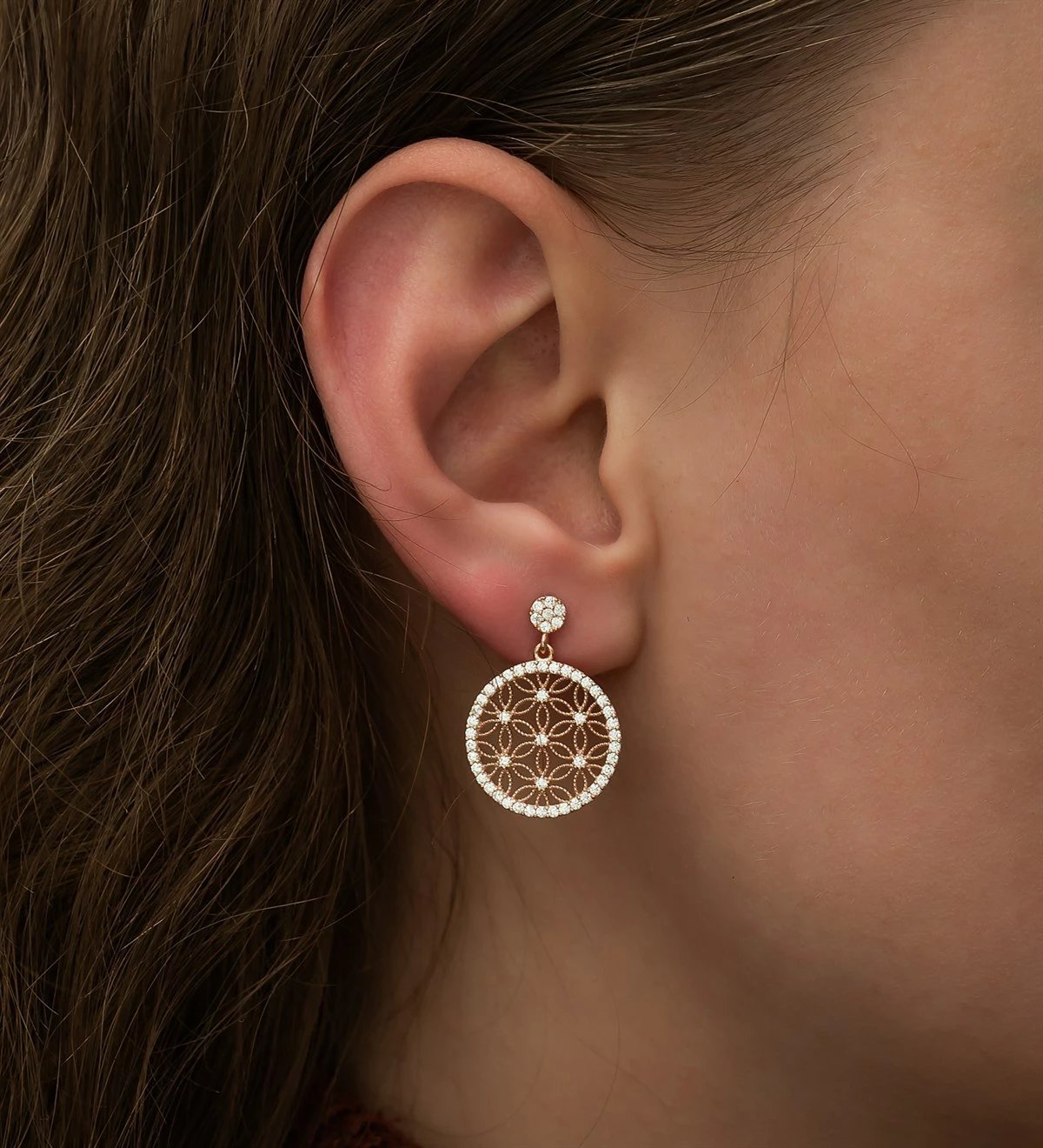 Vath argjendi, ngjyrë rozë ari dhe e bardhë, Jumeon, NRZ1156