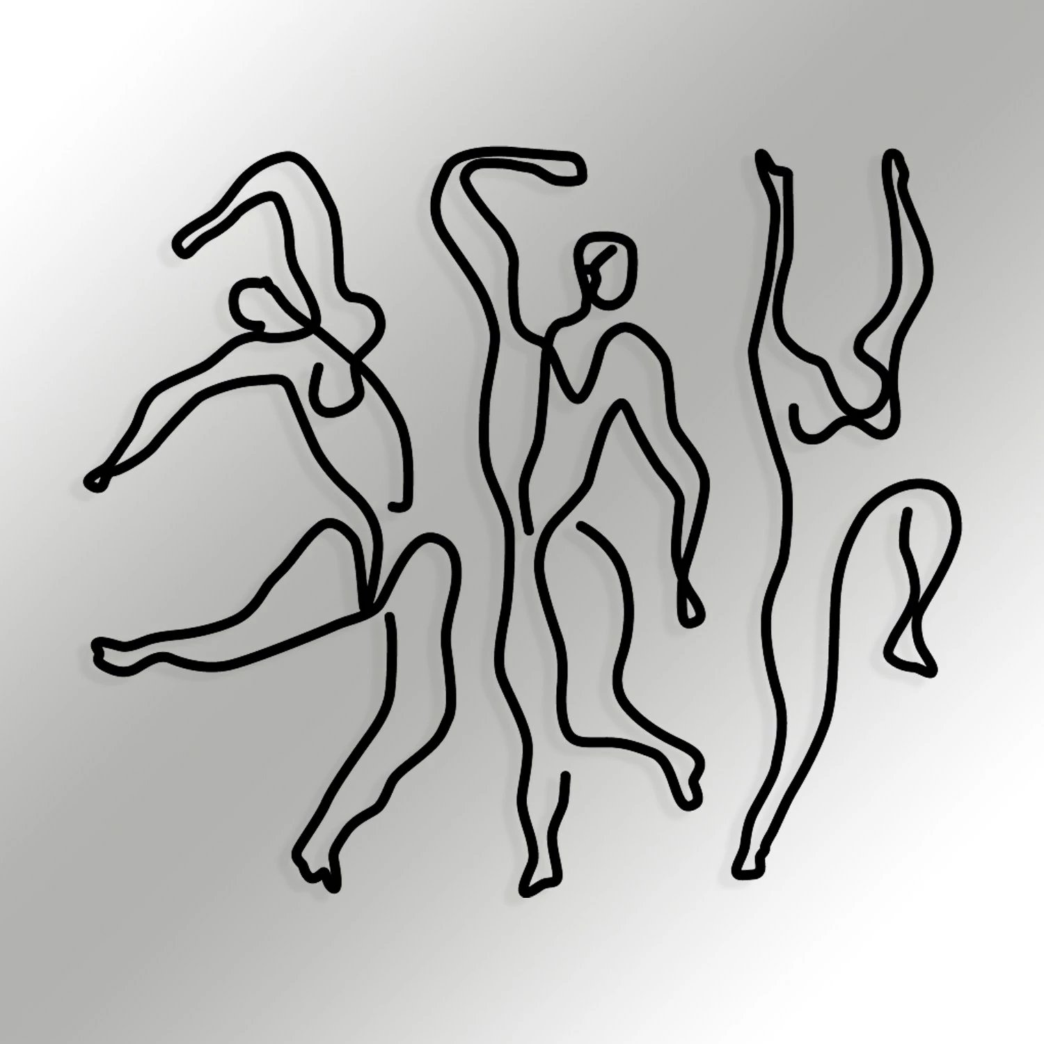 Aksesor dekorativ metalik për mur, Wallity, Famiglia