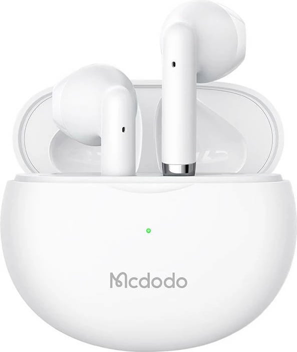Kufje TWS Mcdodo HP-8030, Bluetooth 5.0/5.3, me kuti karikimi, të bardha