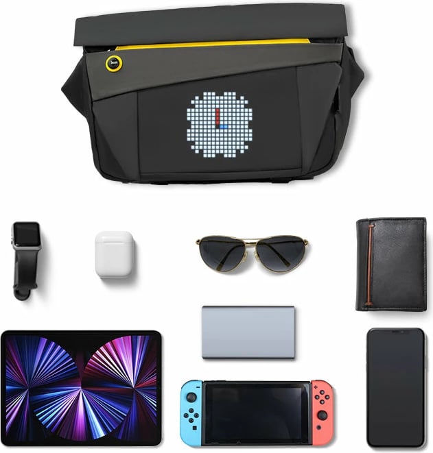 Çantë Me Ekran Led DIVOOM Pixoo slingbag-V