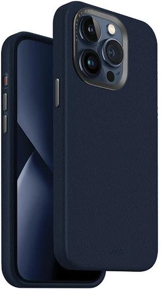 Mbështjellës UNIQ Lyden Magclick Charging për iPhone 15 Pro Max, navy blue