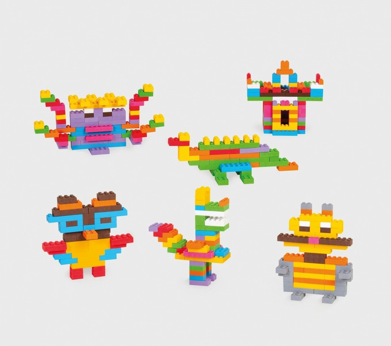 Set blloqesh ndërtimi Marioinex Classic Blocks 350 copë, shumëngjyrëshe