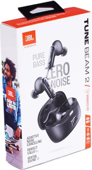 Kufje in-ear JBL Tune Beam 2 JBLWBEAM2BLK me ANC, Bluetooth, deri 48h, të zeza