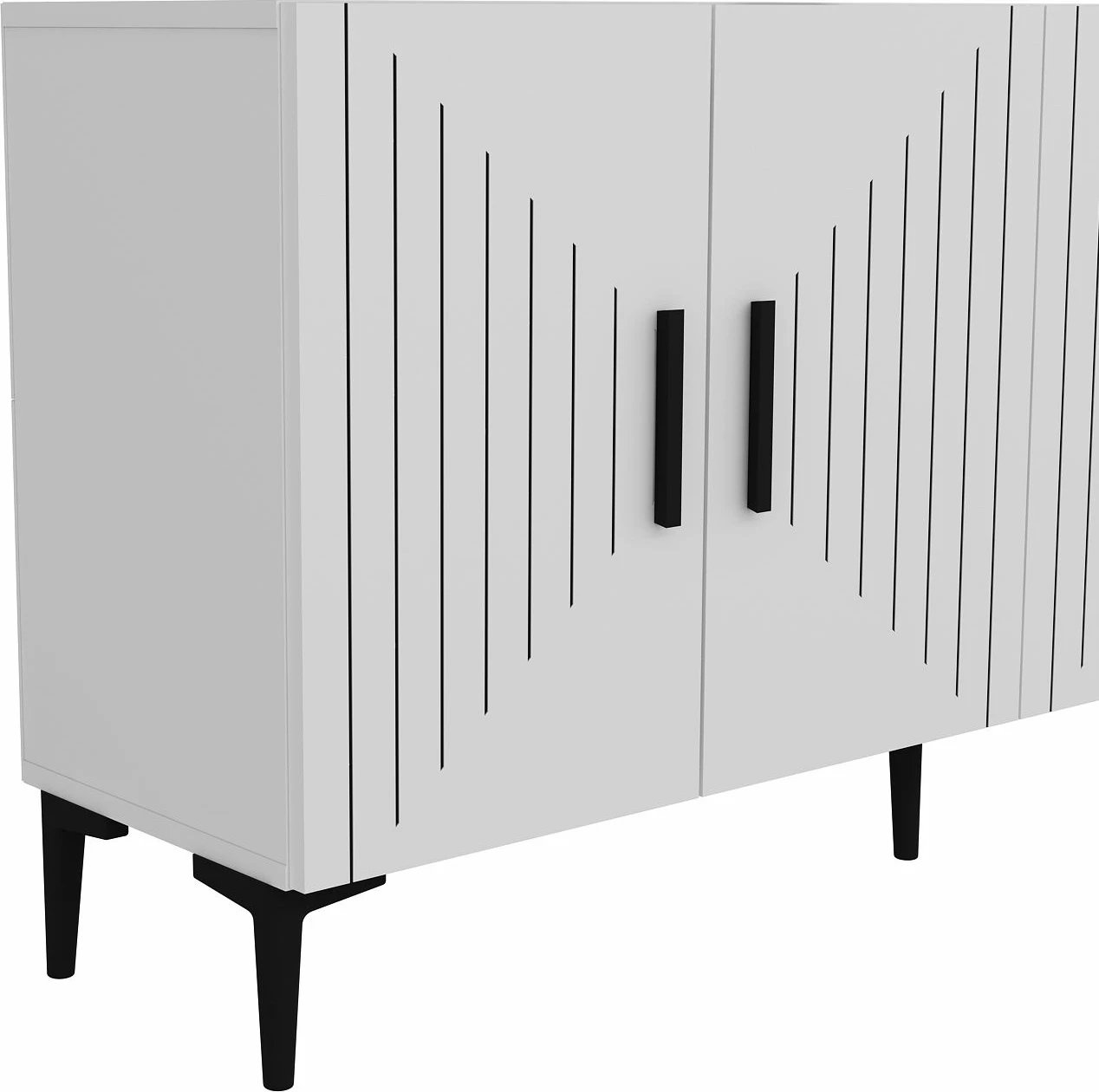 Konsolë Skye Decor, e bardhë, Poyraz