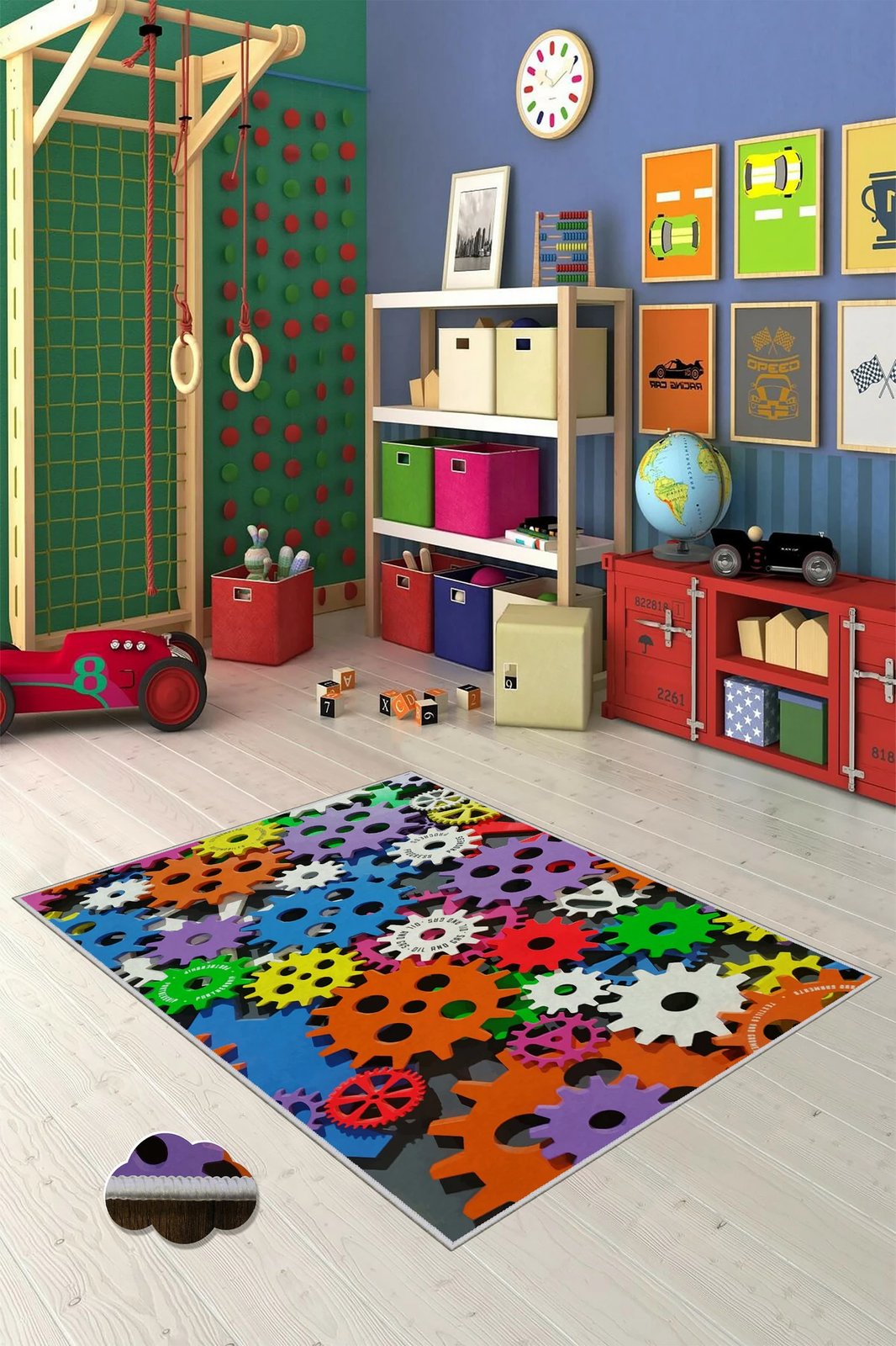 Qilim shumëngjyrësh për dhomë, 160x230cm, Conceptum Hypnose, WOOKECE143