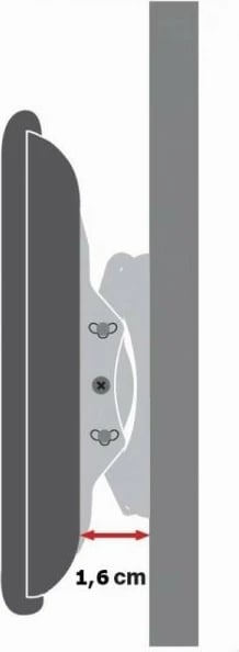 Mbajtëse muri për TV Techly 022649, për LCD/LED 42-80 inç, Slim, e zezë Mbajtëse muri për TV Techly 022649, për LCD/LED 42-80 inç, Slim, e zezë