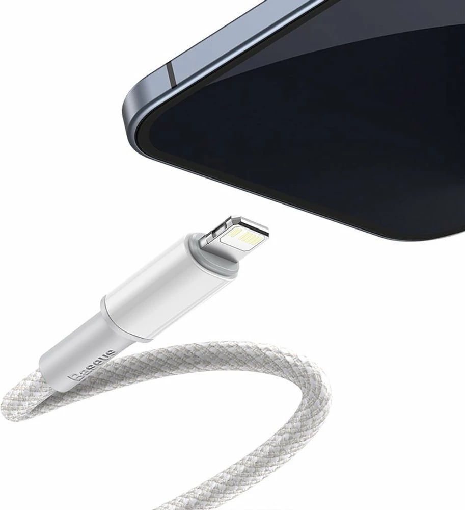 Kabllo Baseus CATLGD-A02 USB-C në Lightning, 2m, 20W, Bardhë Kabllo Baseus CATLGD-A02 USB-C në Lightning, 2m, 20W, Bardhë