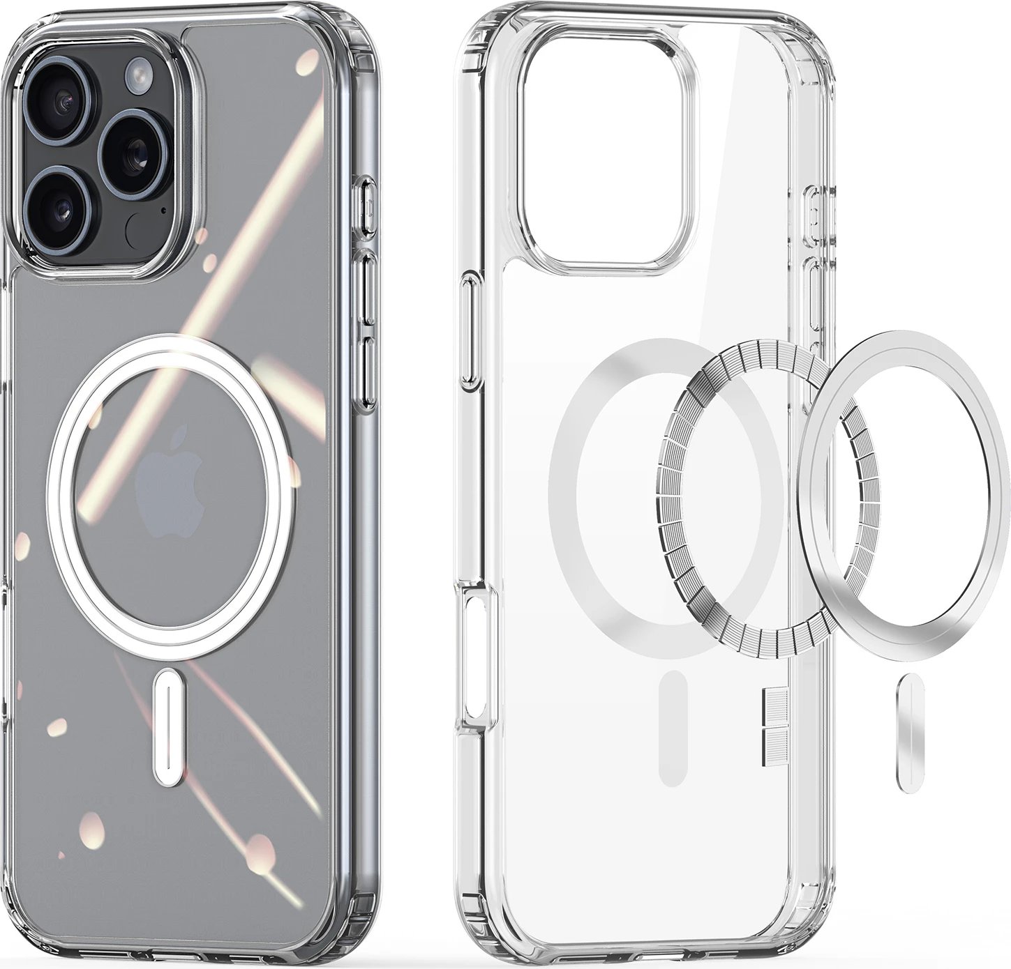 Mbështjellës Dux Ducis Clin Mag për iPhone 16 Pro Max, MagSafe, transparent