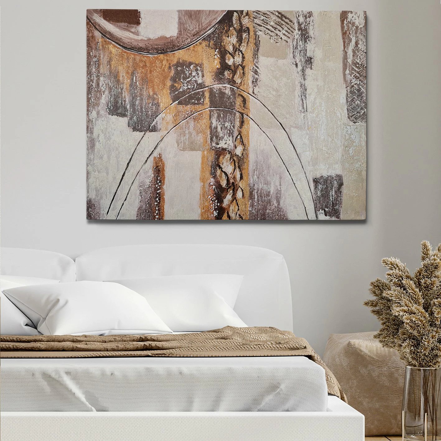 Pikturë dekorative me vaj, shumëngjyrëshe, Wallity, OPG8597389, 100x140cm