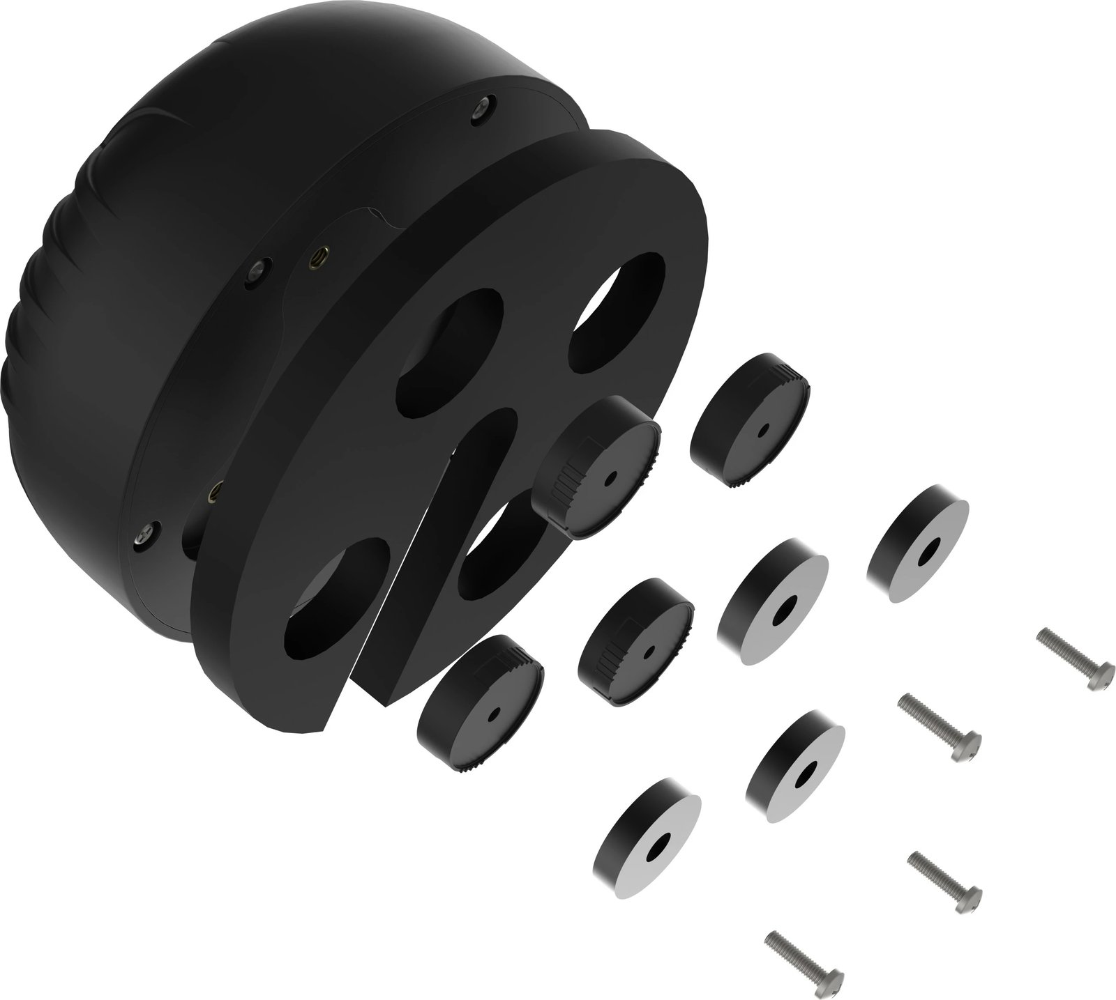 Antena Poynting 5G/LTE A-MIMO-0004-V1-04-B, SMA (M), 3.5~6dBi, 2M, e zezë