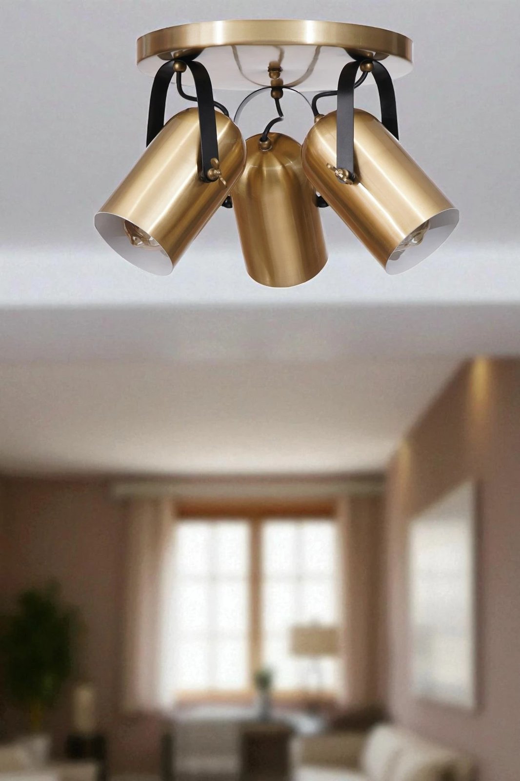 Llambë tavani Opviq, ngjyrë ari, 8994-3