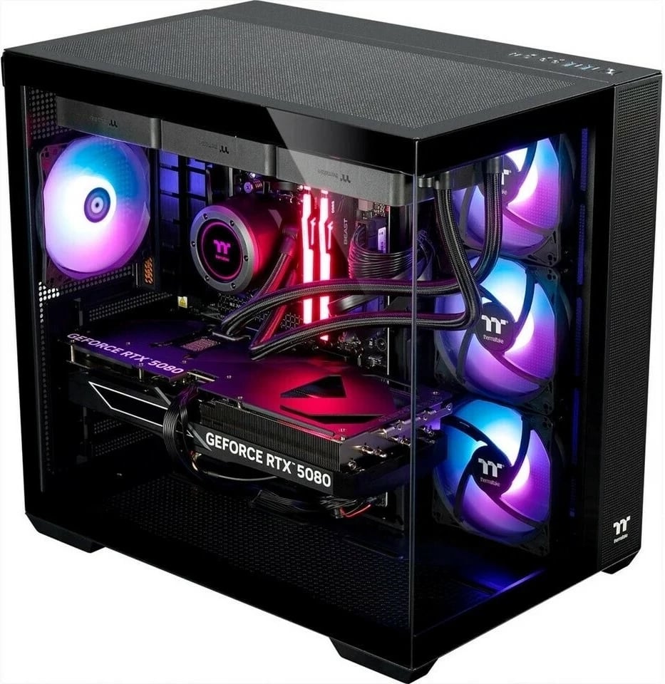 Kompjuter Thermaltake FTW RTX 5080, Windows 11 Home, 64-Bit, i zi/transparent