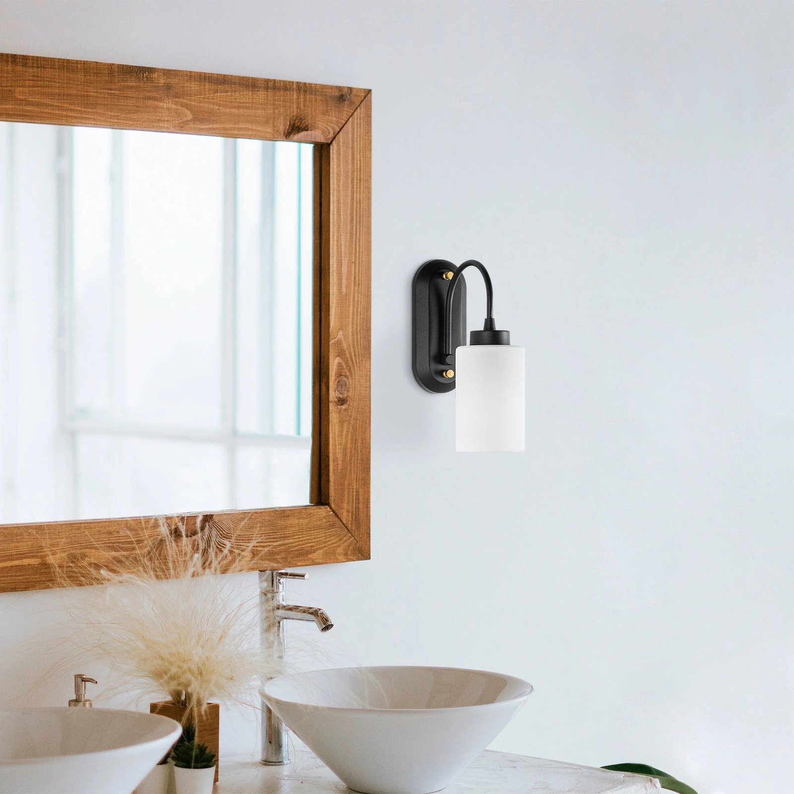 Llambë muri Opviq, Hemikilo - 13161, e zezë dhe e bardhë