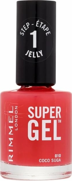 Llak për thonj për femra Rimmel London Super Gel STEP1 010 Coco Suga pink 12ml