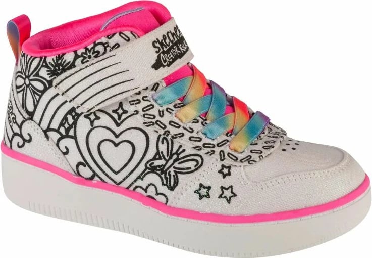 Atlete fëmijë Skechers, të bardha