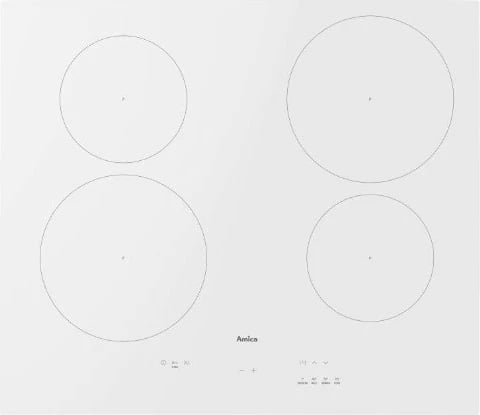 Pllakë induksioni Amica PIDH6140PHTUN 3.0, 4 zona, e bardhë Pllakë induksioni Amica PIDH6140PHTUN 3.0, 4 zona, e bardhë