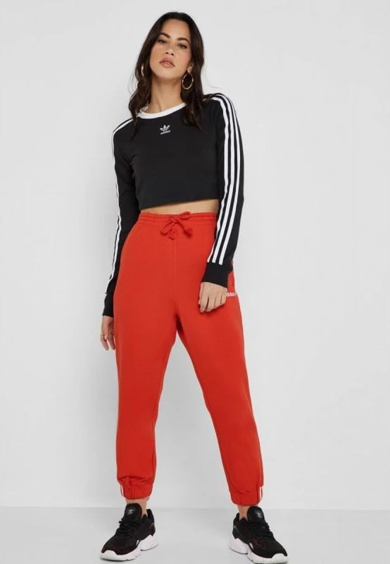 Trenerka të poshtme për femra Adidas, të kuqe