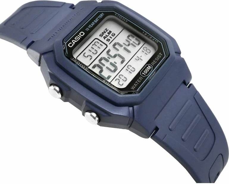 Orë dore për meshkuj Casio, kaltër