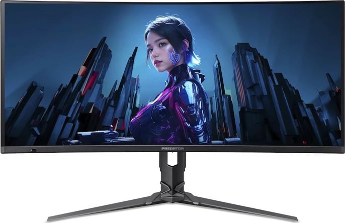 Monitor Acer Predator UM.CXXEE.501, 34", UltraWide Quad HD, QD-OLED, i zi