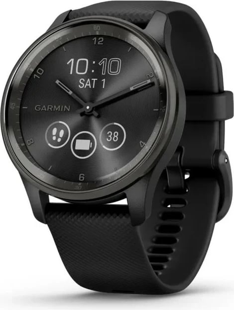 Smartwatch Garmin vivomove Trend 40mm, e zezë