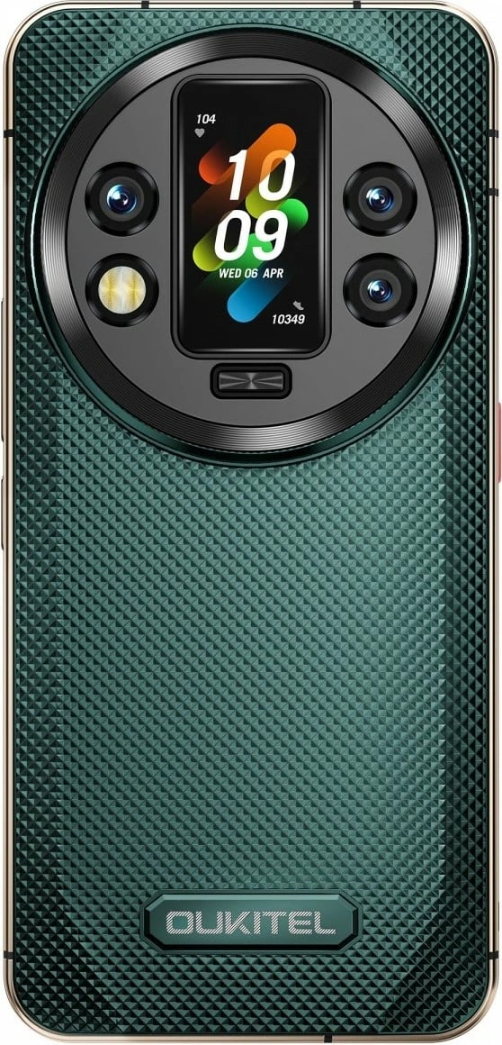 Celular OUKITEL WP200 Pro 5G 24GB/1TB 6.7" AMOLED 120Hz IP68/IP69K 8800mAh gjelbër