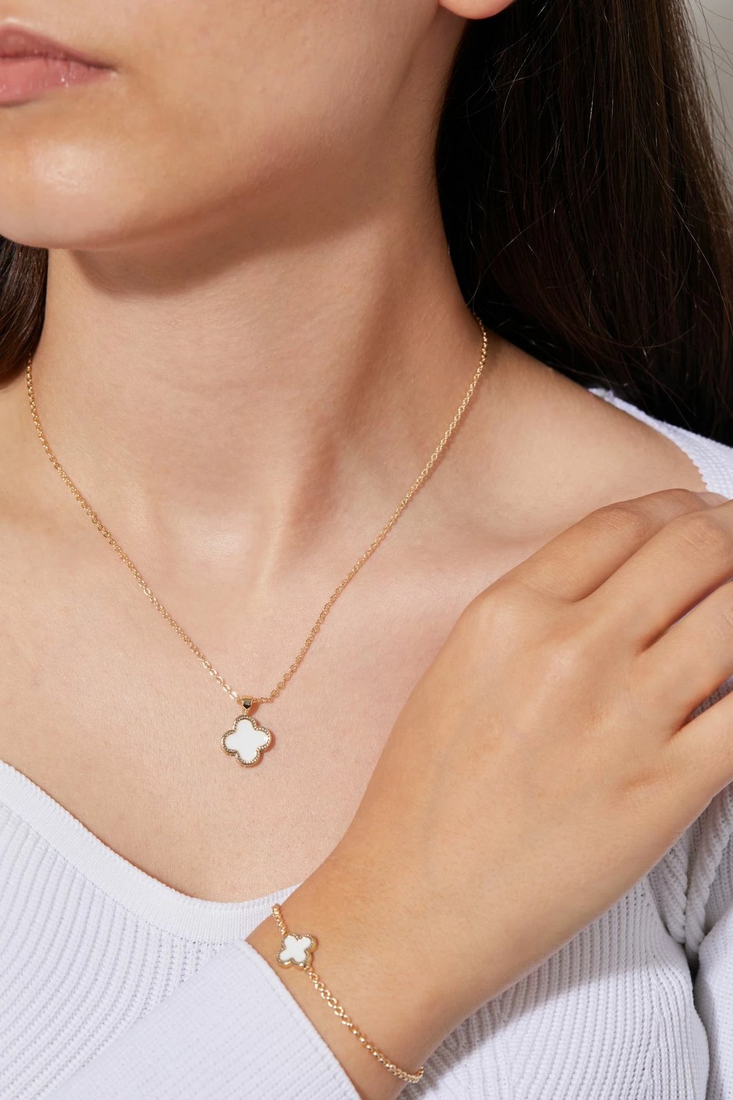 Set varëse dhe byzylyk metalik, ngjyrë ari, Elika, CSET9919