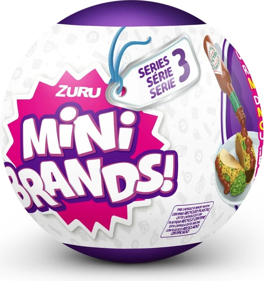 Set figurina Mini Brands ZURU 5 Surprise, Series 3, plastikë, 1 copë