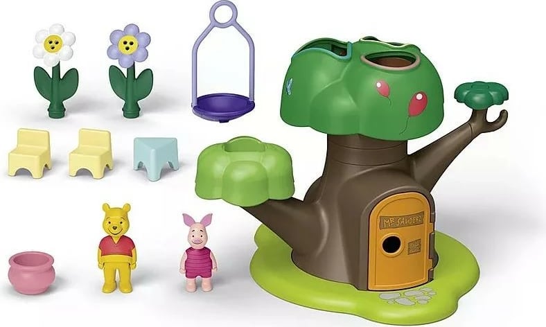 Set figurina Playmobil Junior 71693, Winnie the Pooh dhe Piglet, 17 pjesë