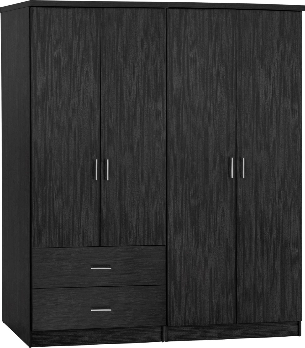 Set 2 copë Gardërobë 4 fletë Zebrano 160x42x181 FH11351.01