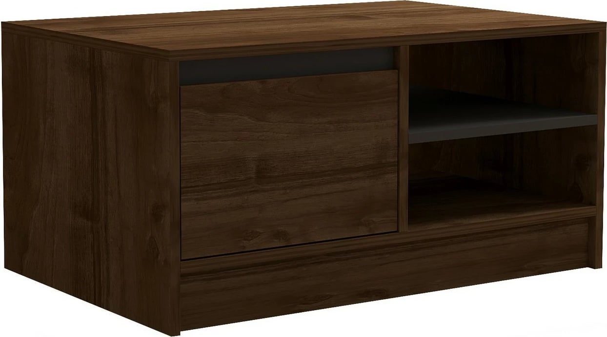 Tavolinë kafeje Hanah Home, ongu - ngjyrë arre, antracit