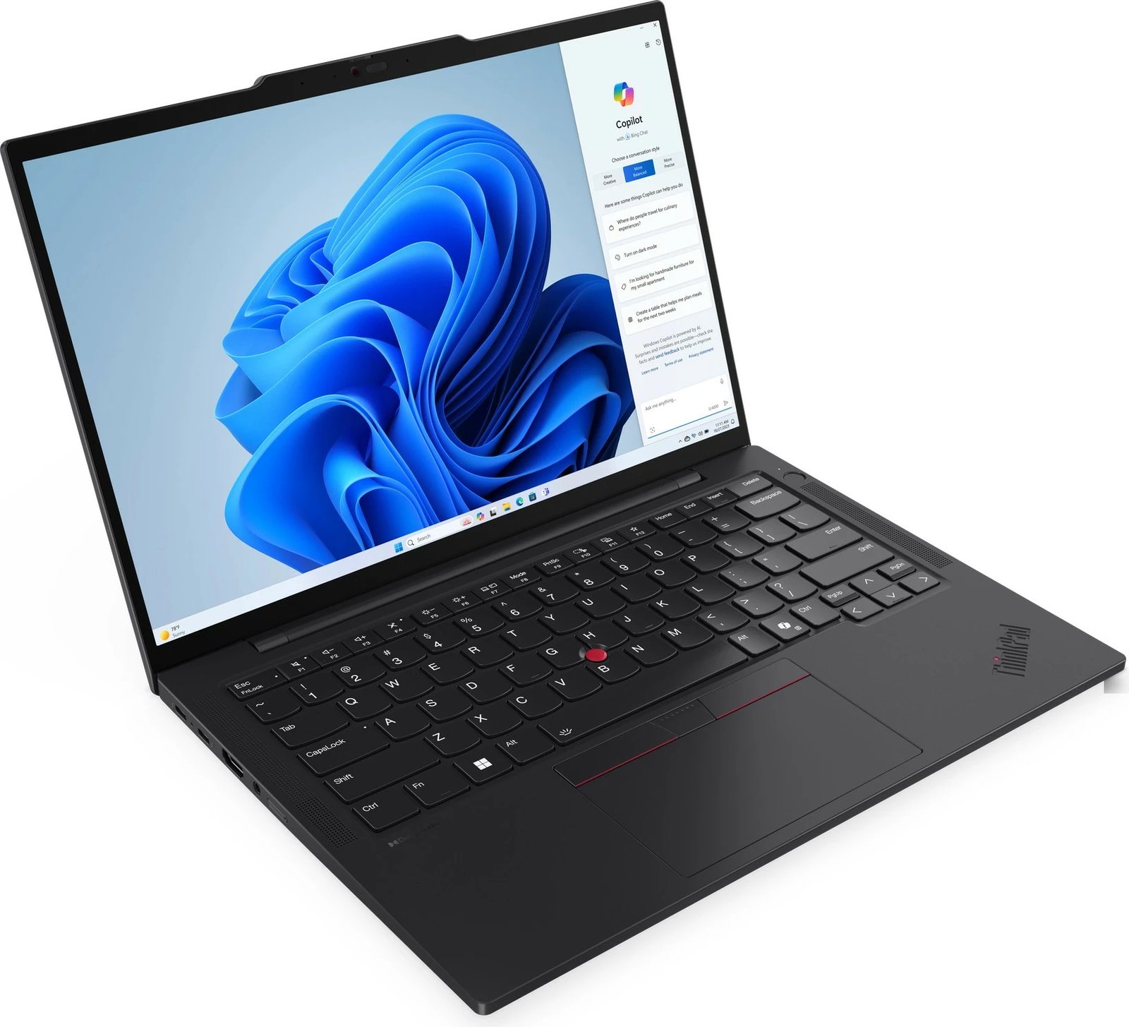 Laptop Lenovo ThinkPad T14s Gen 5, Intel Core Ultra 7, 16 GB RAM, 512 GB SSD, 14 inch, Black