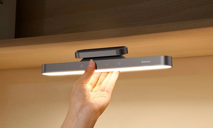Llambë magnetike Baseus DGXC-C0G, LED, pa tela, 1800 mAh, Gri Llambë magnetike Baseus DGXC-C0G, LED, pa tela, 1800 mAh, Gri