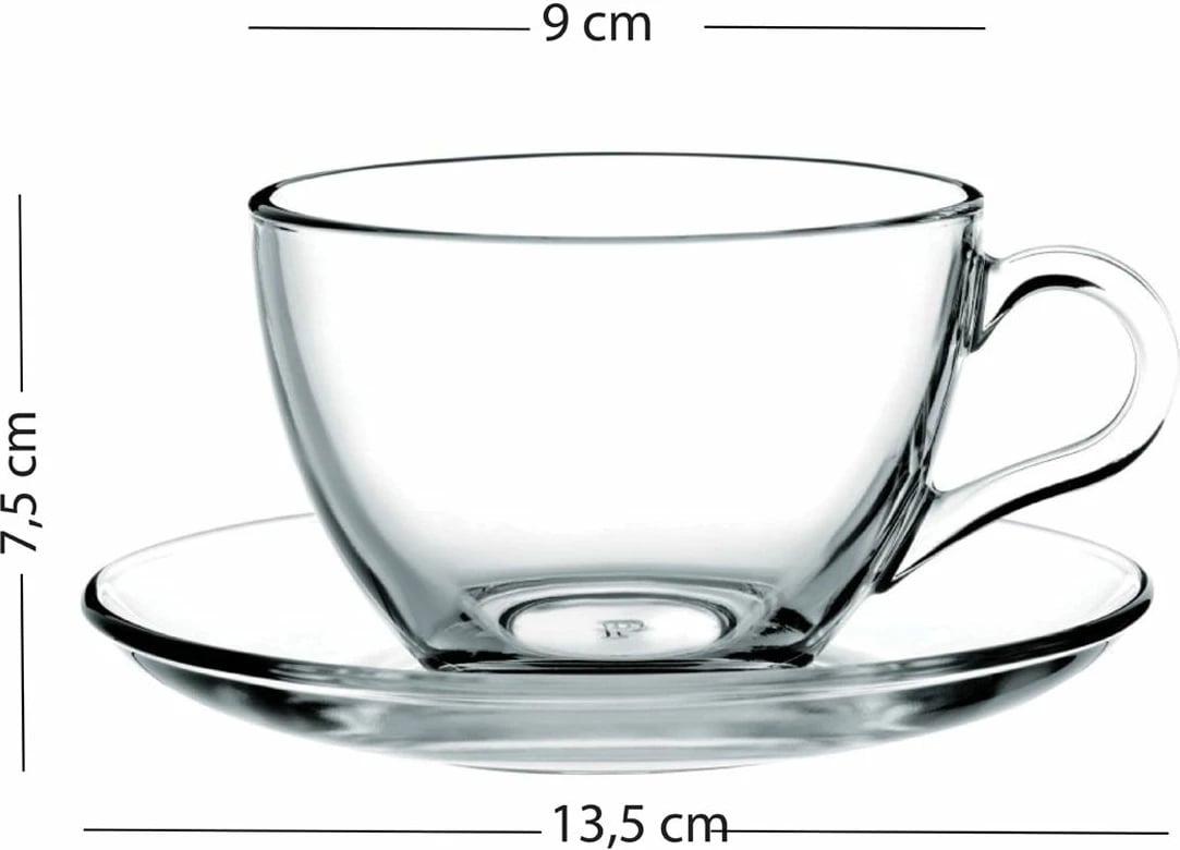 Set filxhanësh për çaj (4 copë), Hermia Concept, Pure