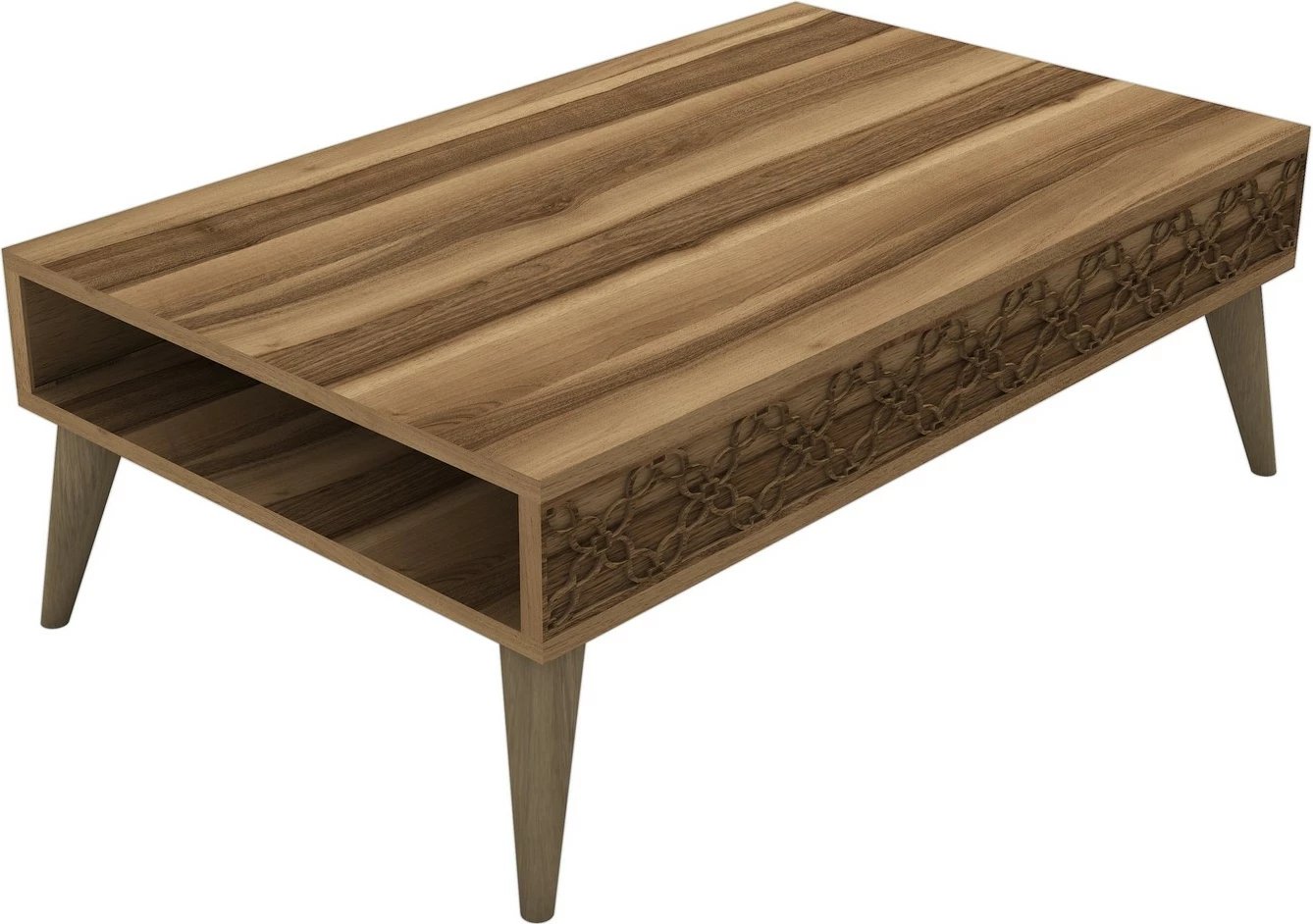 Tavolinë kafeje Hanah Home, City, ngjyrë arre