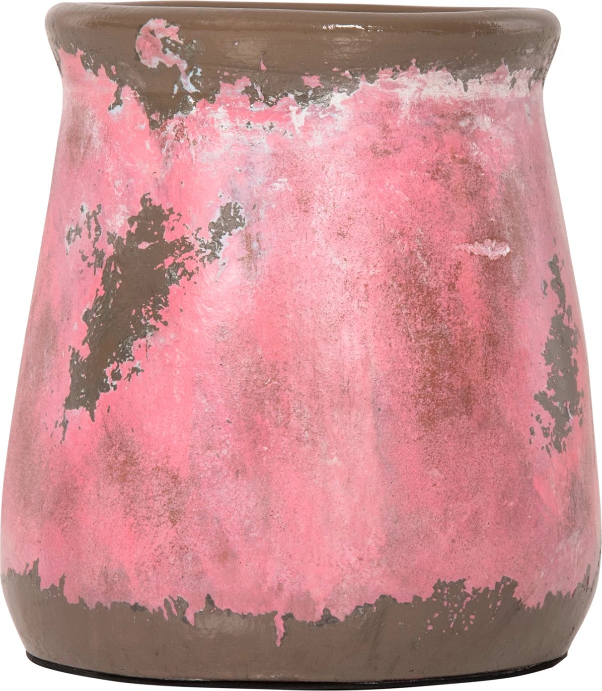 Vazo dekorative FH4381, ngjyrë terrakote, Φ18Χ20Hcm