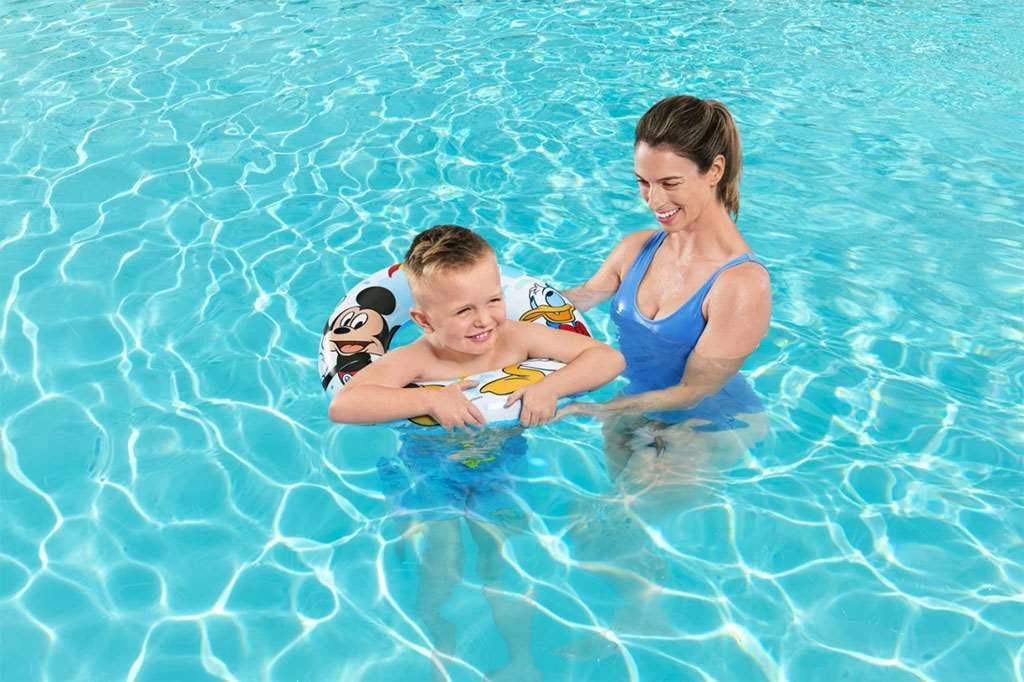 Rreth noti fryrës, Bestway, Mickey and Friends 56 cm, për fëmijë 3-6 vjeç, vinyl, shumëngjyrësh