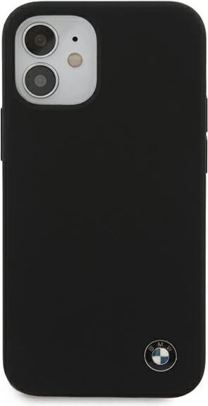 Mbështjellës BMW Silicone Signature për iPhone 12 mini, 5.4", i zi