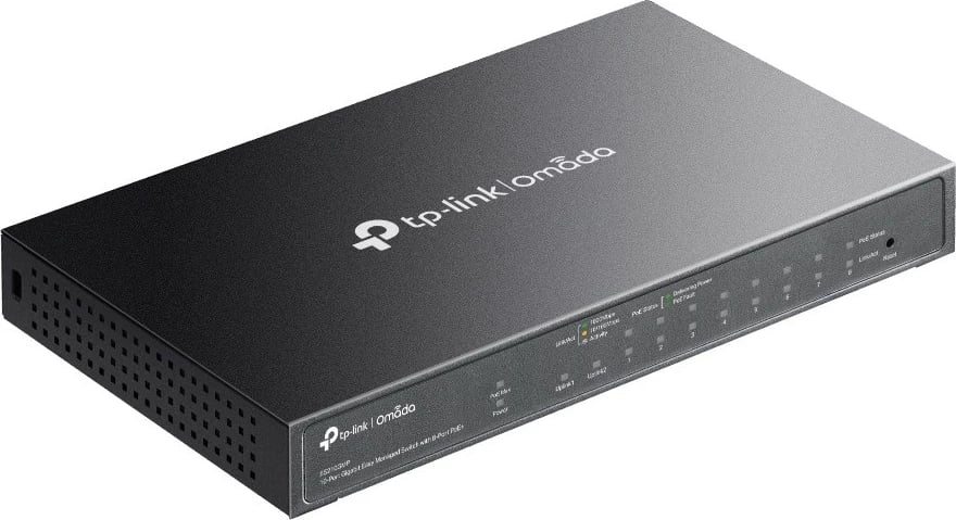 Switch TP-Link Omada ES210GMP, Gigabit Ethernet, PoE, i montueshëm në mur