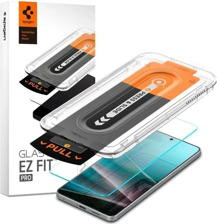 Qelq mbrojtës Spigen Glas.TR EZ Fit Pro për Samsung Galaxy S25 Edge transparent