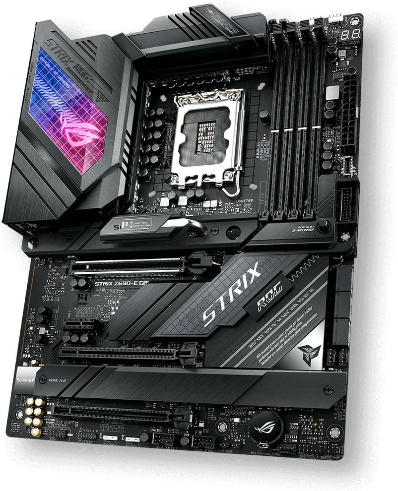 Pllakë amë ASUS ROG STRIX Z690-E GAMING WIFI, Intel, LGA 1700, DDR5-SDRAM, 192 GB