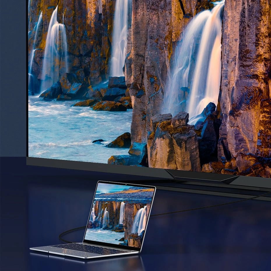 Kabllo HDMI Baseus CAKGQ-L01, 3m, 8K, 48Gbps, e zezë Kabllo HDMI Baseus CAKGQ-L01, 3m, 8K, 48Gbps, e zezë