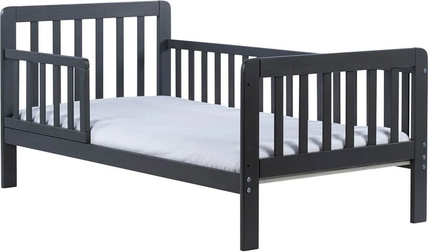 Krevat fëmijësh, DREWEX, Nidum, 140x70 cm, gri grafit