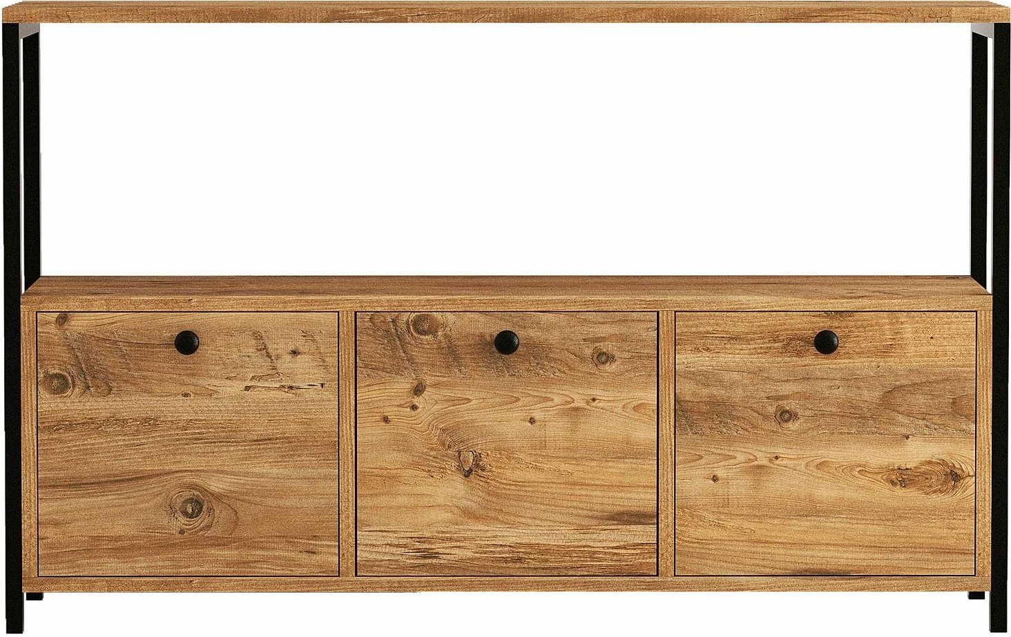 Konsol Hanah Home, ngjyrë pishë Atlantic, e zezë, Nero v2