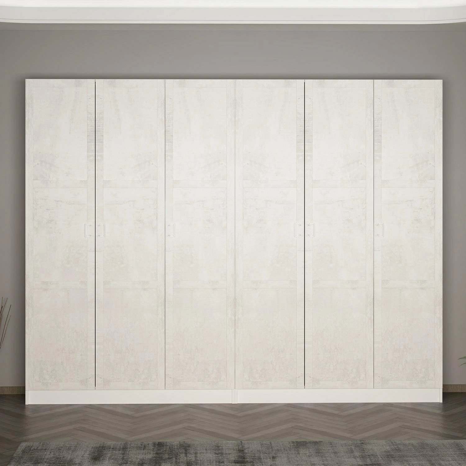 Stendë korridori Skye Decor, Noah, e bardhë, 270x210x35cm, 6 pjesë