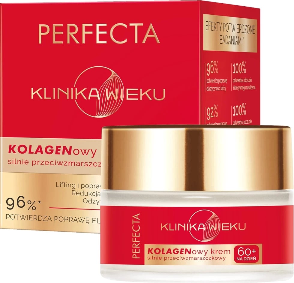 Krem fytyre anti-rrudhë Perfecta Age Collagen Cream Strong për femra për ditë 60+ 50ml