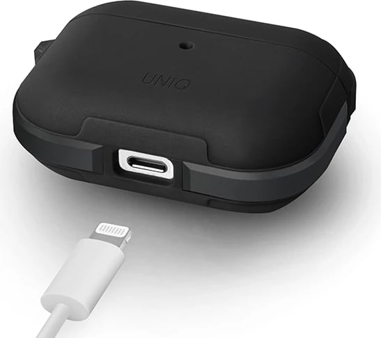 Mbështjellës UNIQ Valencia për AirPods Pro, Antimikrobial, i zi
