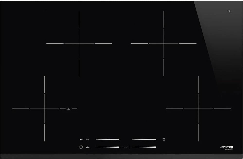 Pllakë gatimi me induksion SMEG SI7844B, 4 zona, 78 cm, e zezë