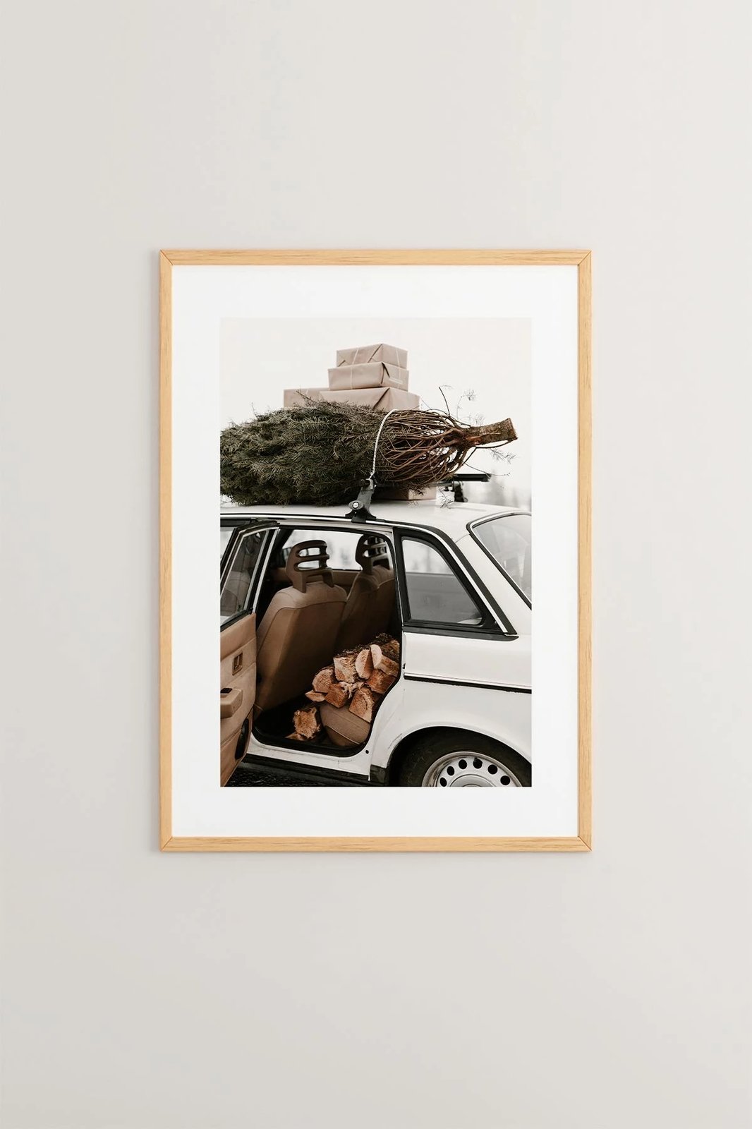 Pikturë dekorative me kornizë, shumëngjyrëshe, Wallity, Nwyearsngmdl74, 33x48cm